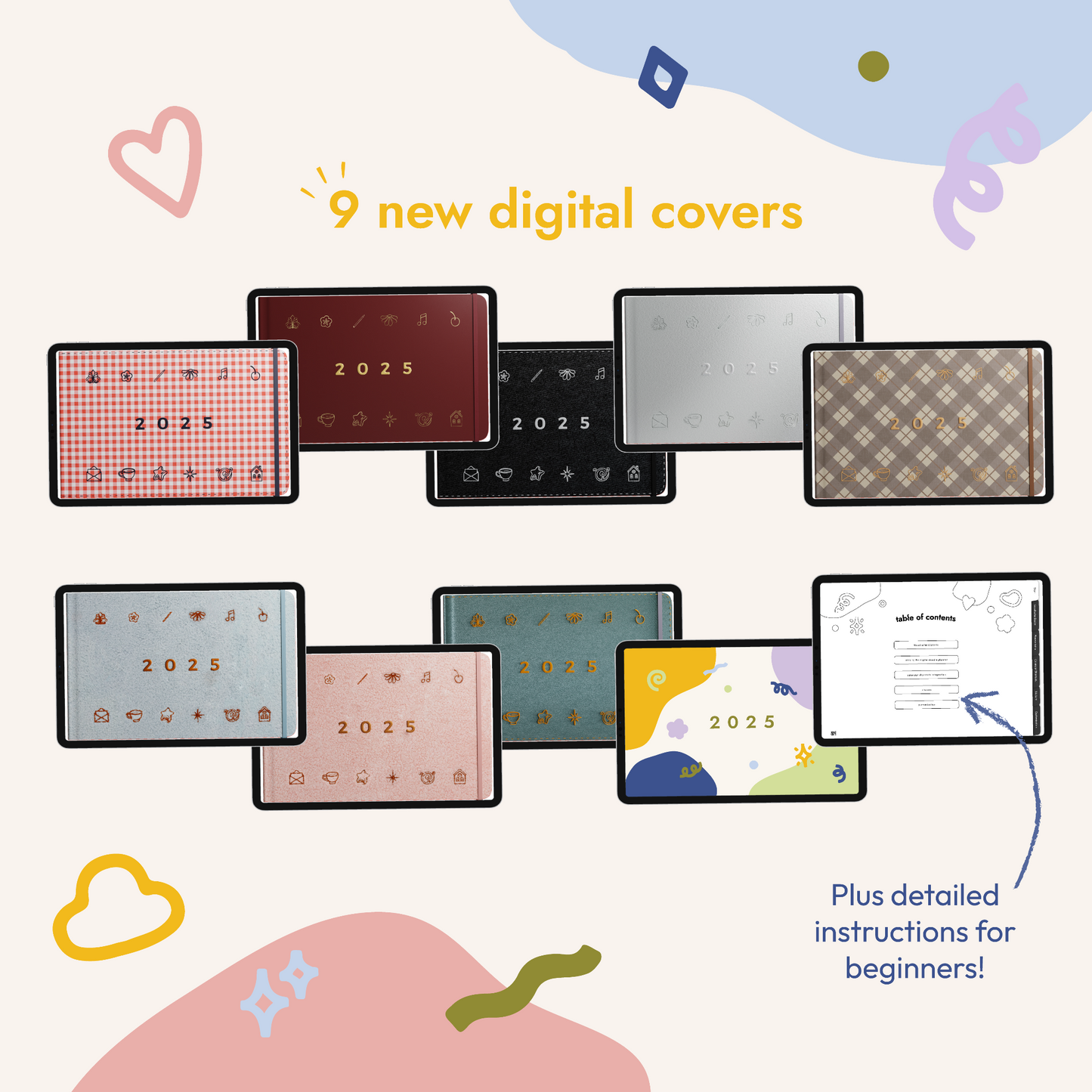 2025 Digital Doodle Planner