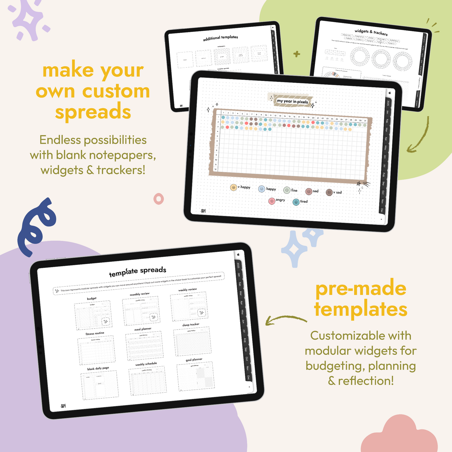 2025 Digital Doodle Planner