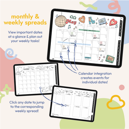 2025 Digital Doodle Planner