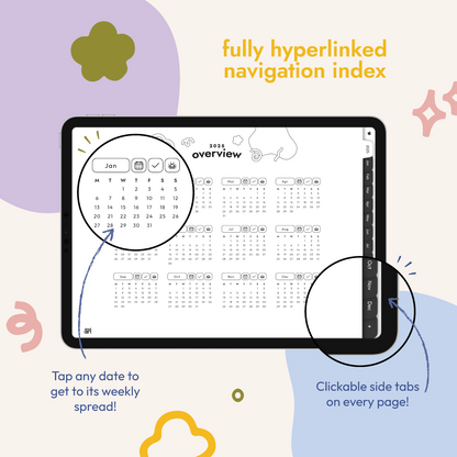2025 Digital Doodle Planner