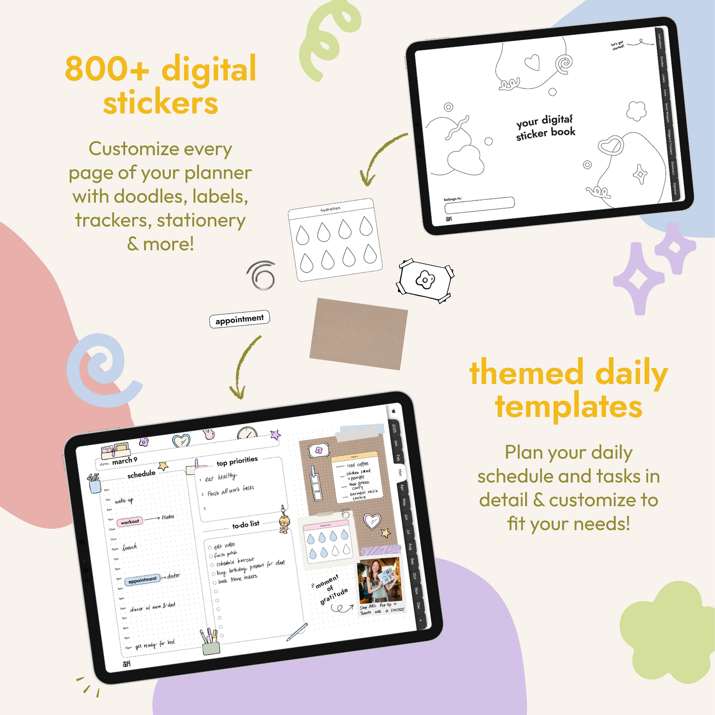 2025 Digital Doodle Planner