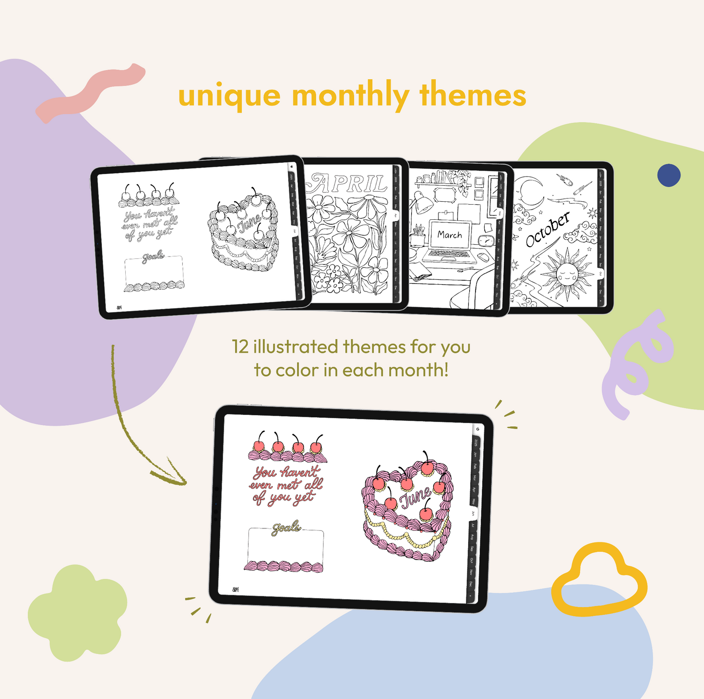 2025 Digital Doodle Planner