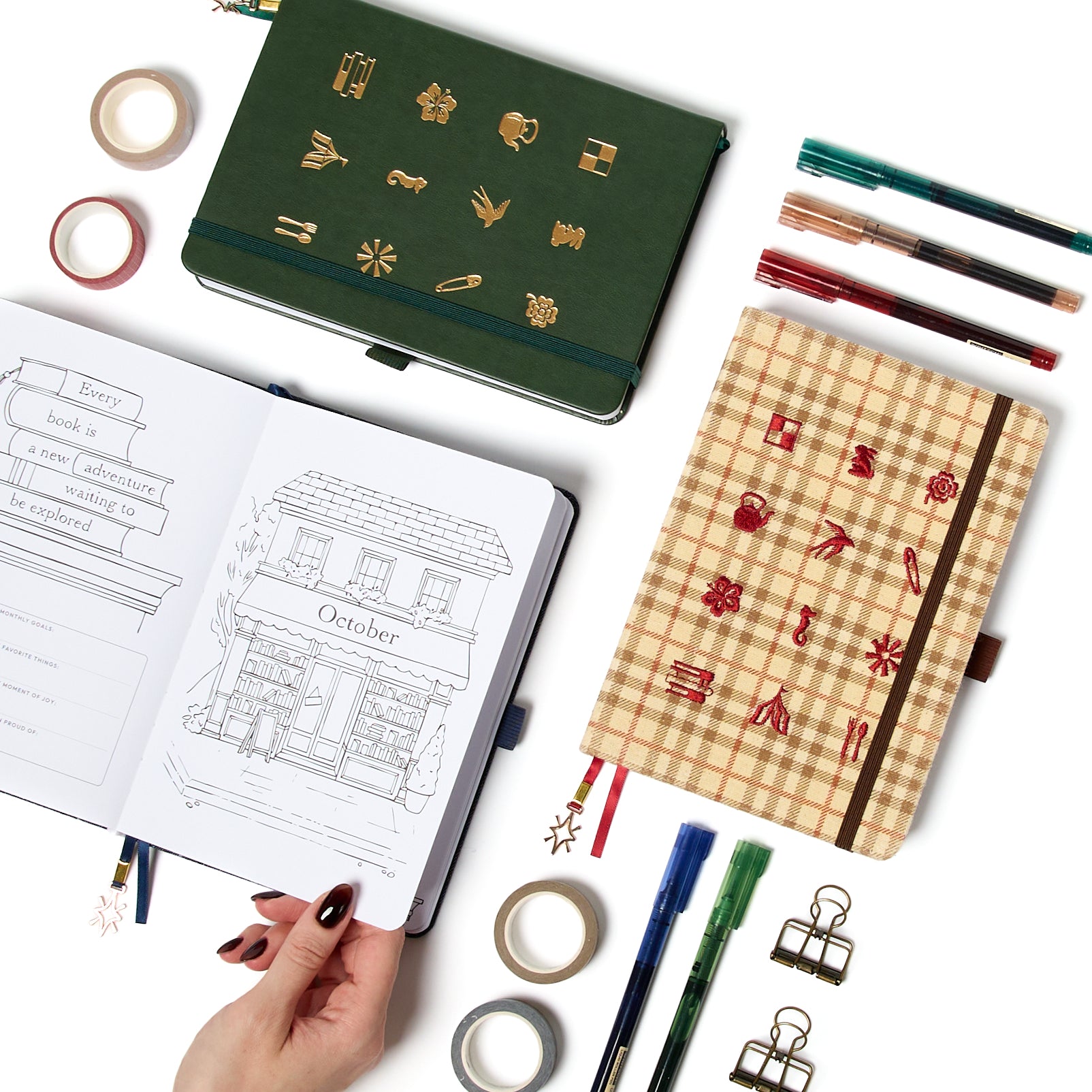 2026 doodle planner spread