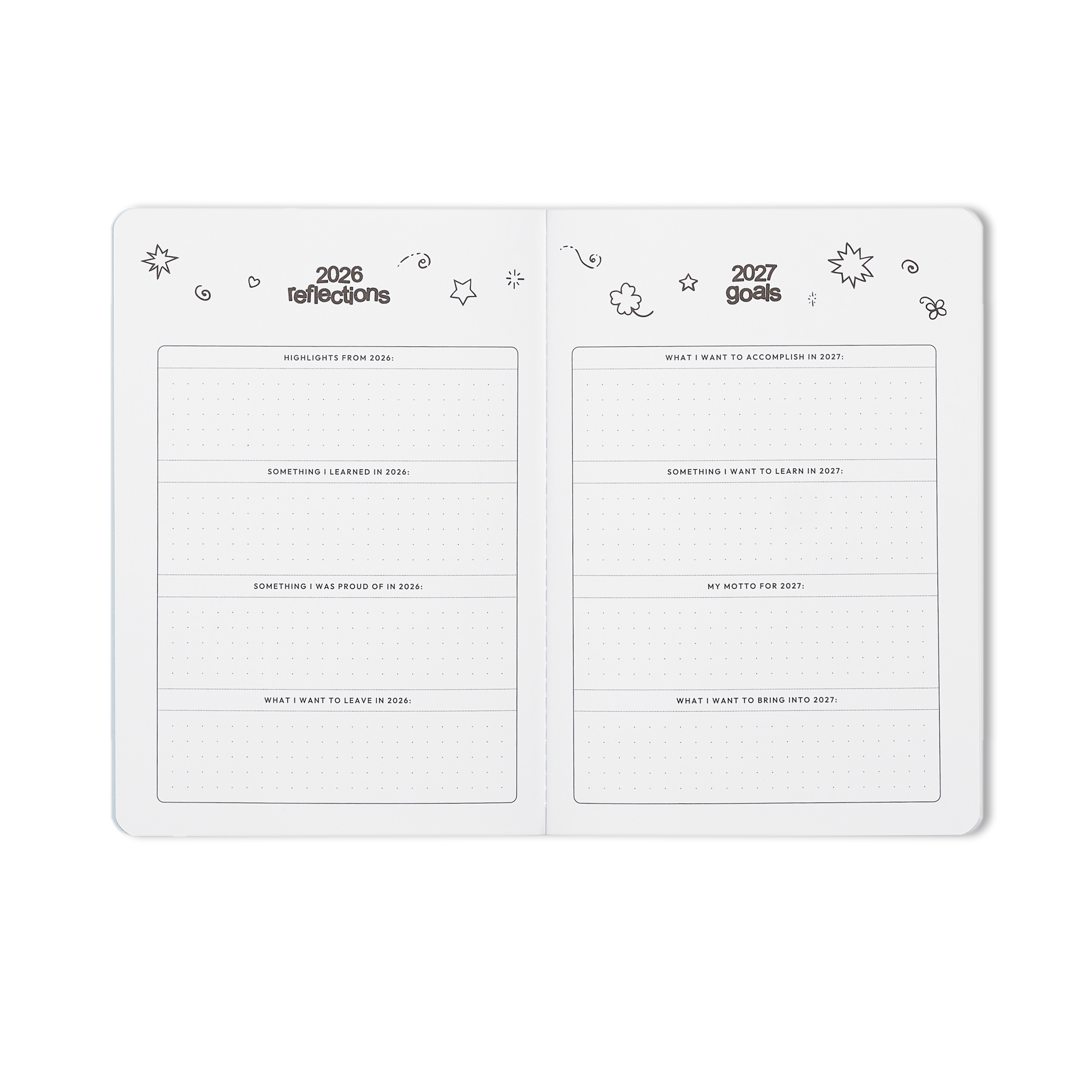 Softcover 2027 Doodle Planner (Quarterly)