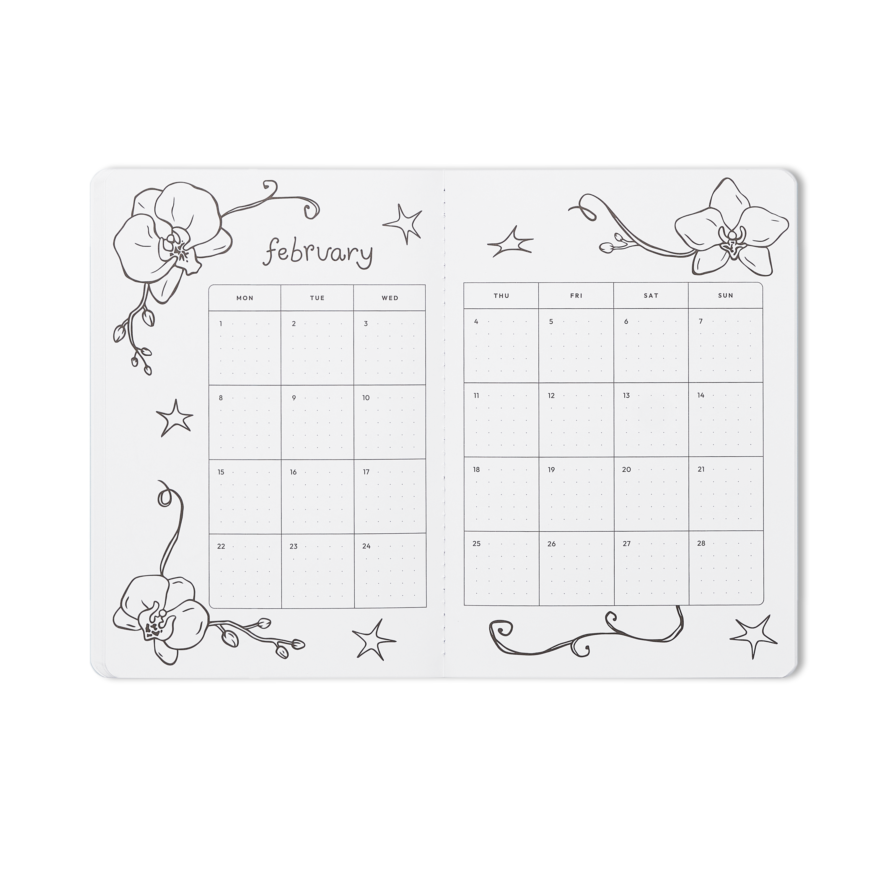 Softcover 2027 Doodle Planner (Quarterly)