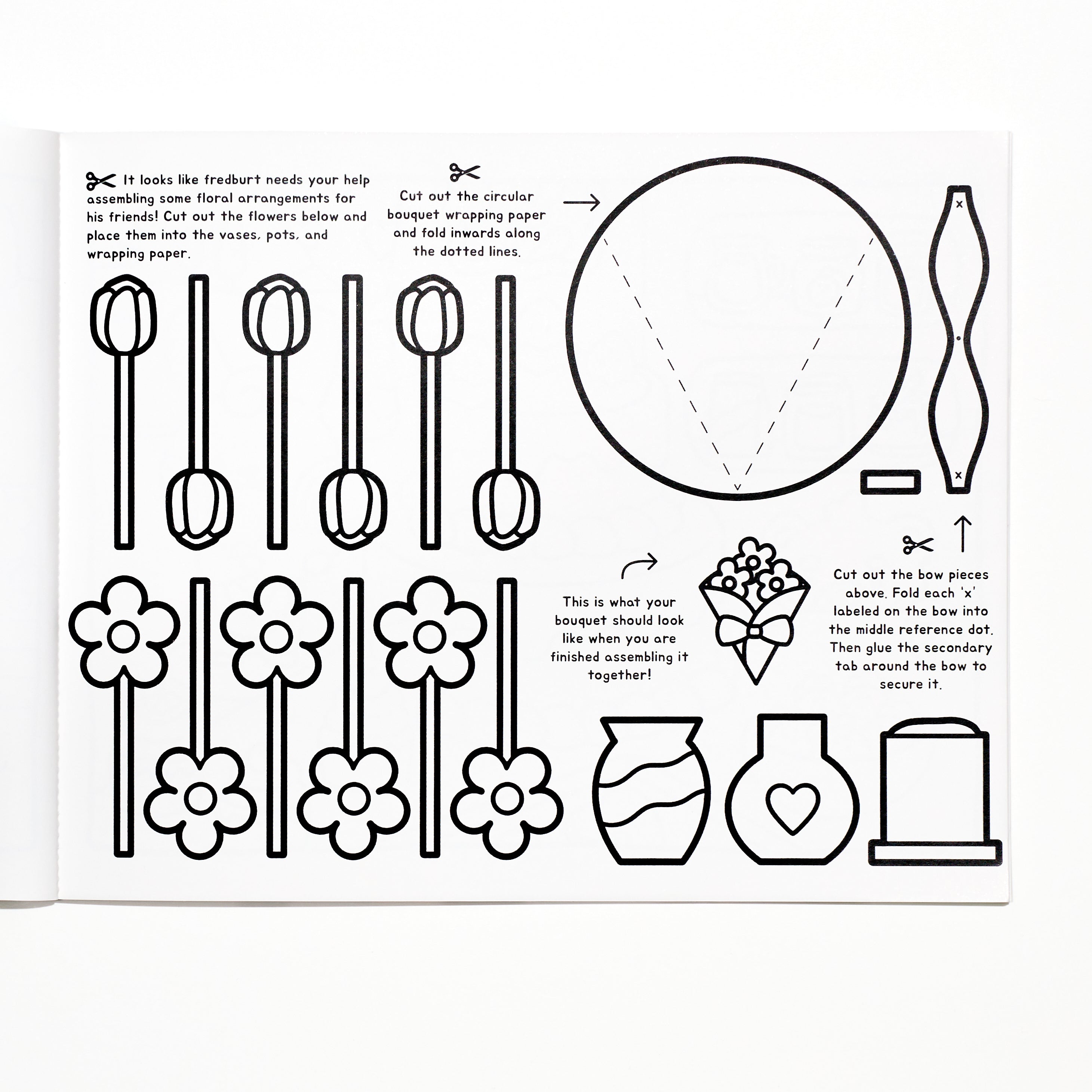 Lil Doodle Friends Crafts & Coloring Book