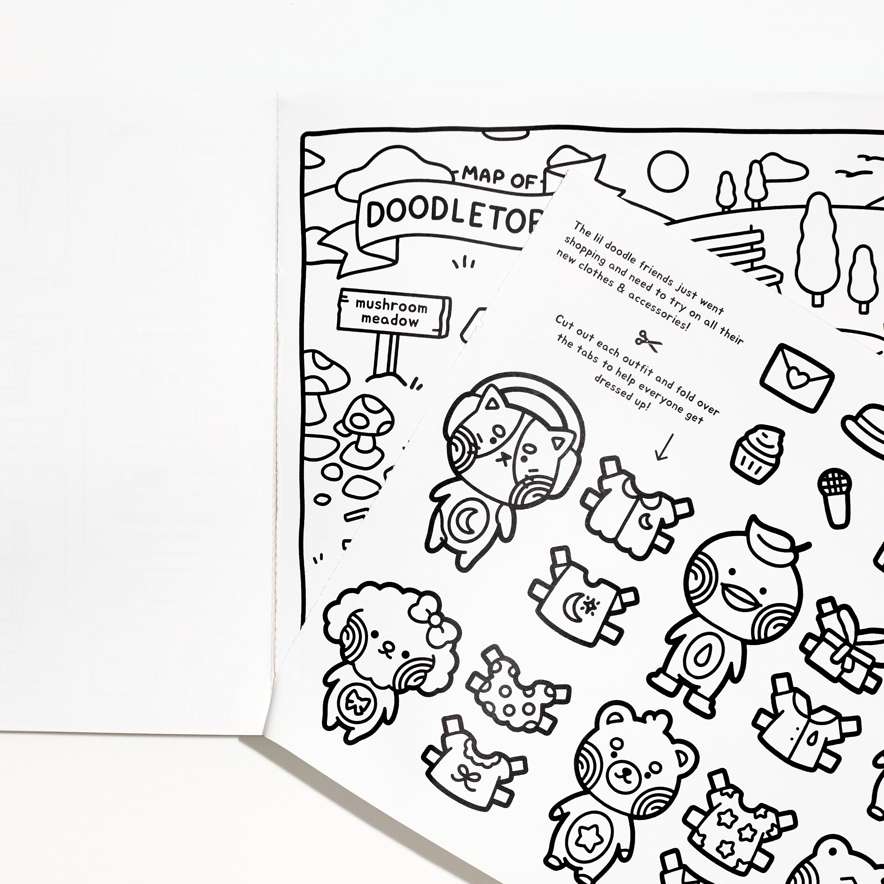 Lil Doodle Friends Crafts & Coloring Book