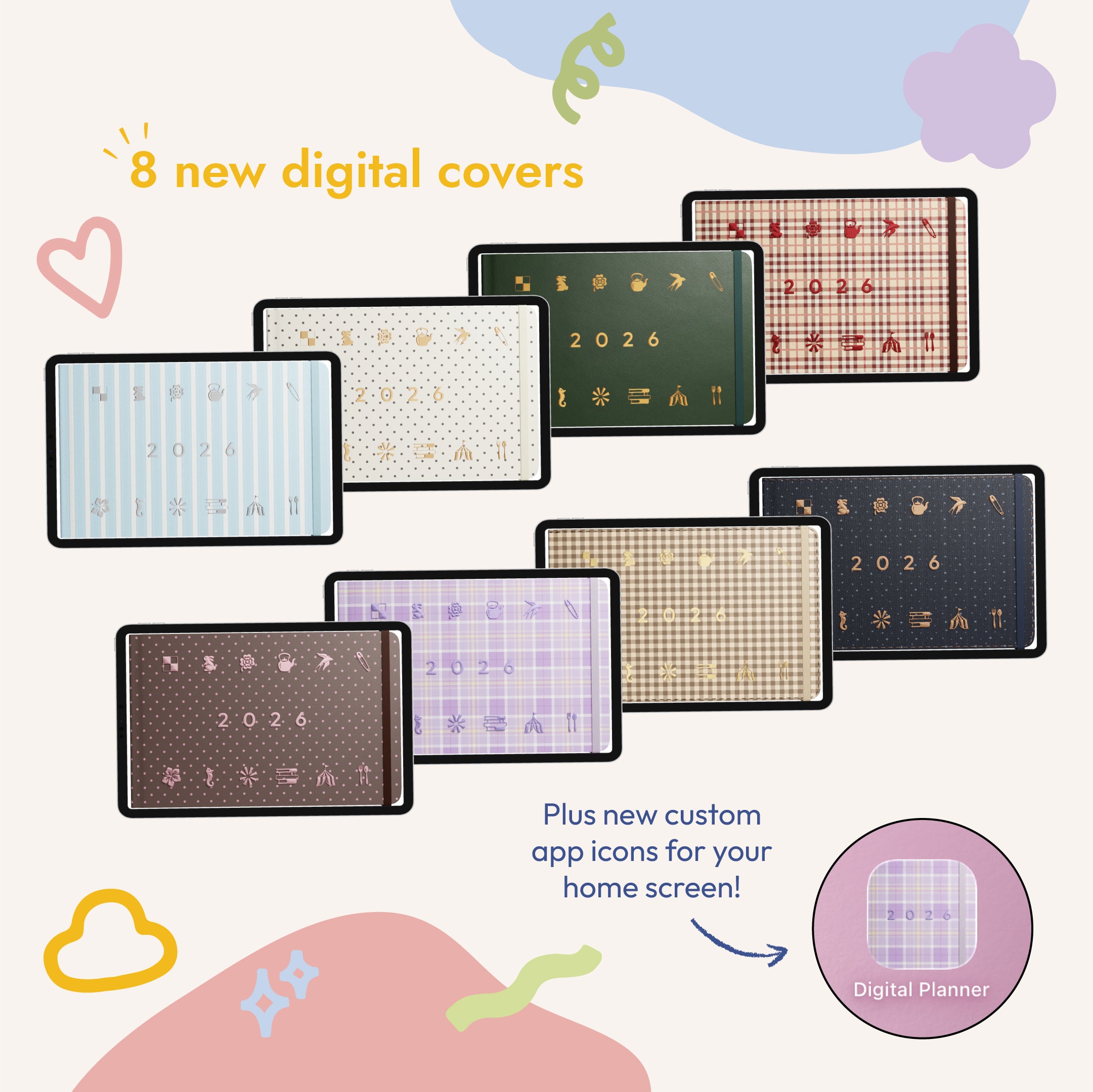 2026 Digital Doodle Planner