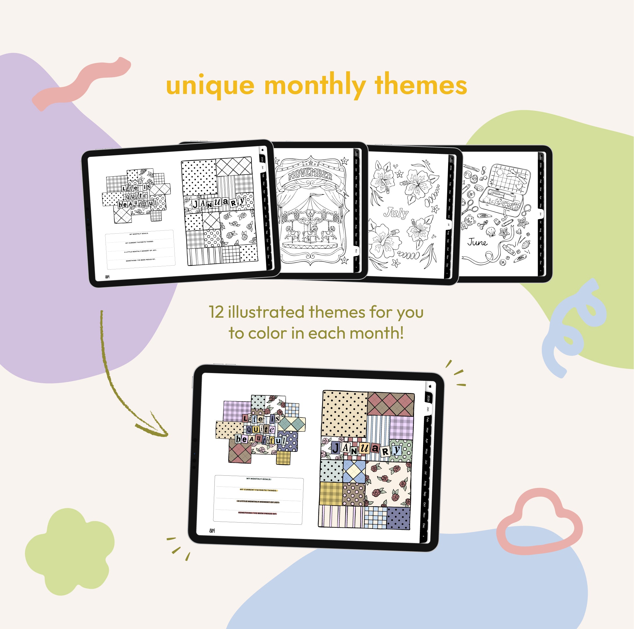 2026 Digital Doodle Planner