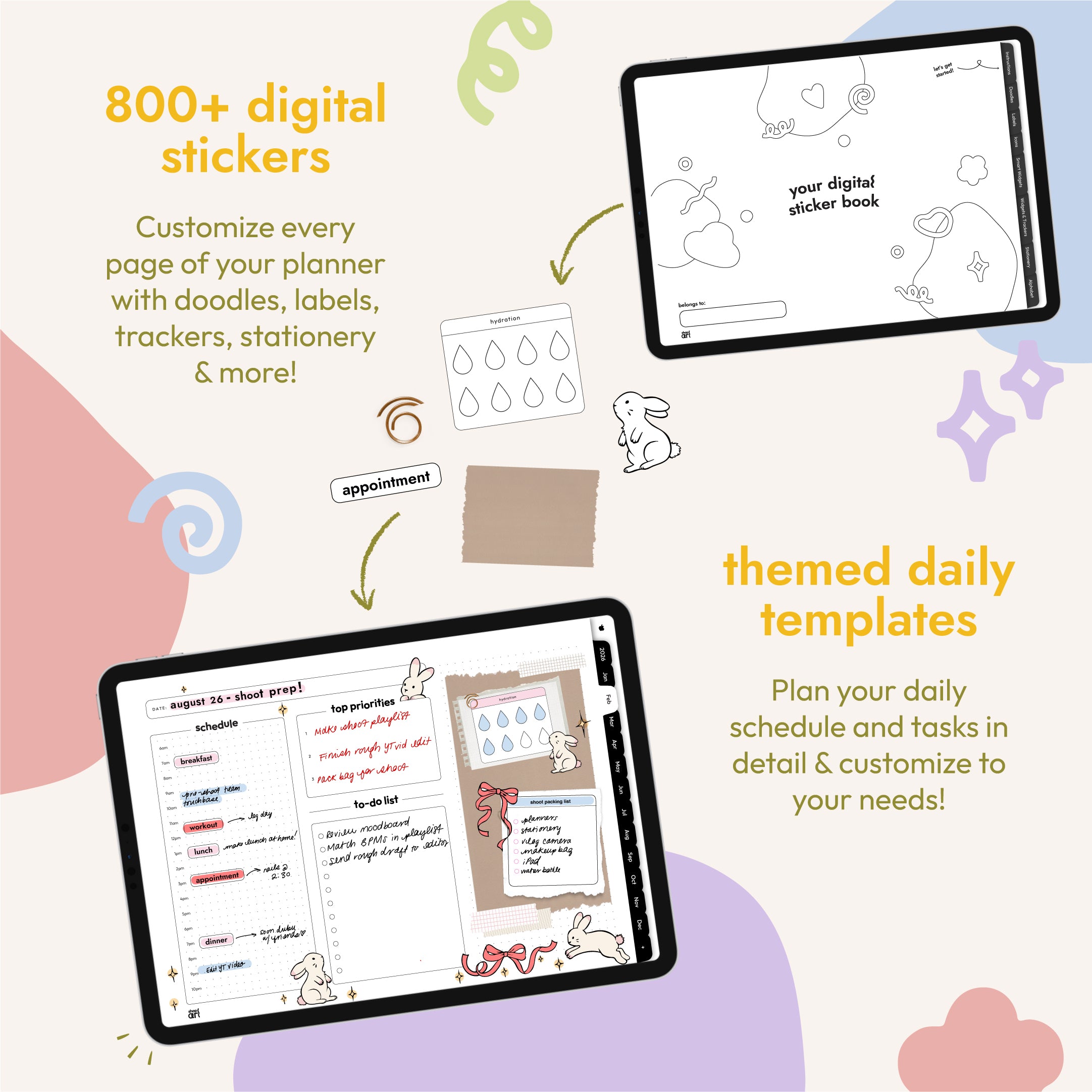 2026 Digital Doodle Planner