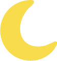 yellow moon icon
