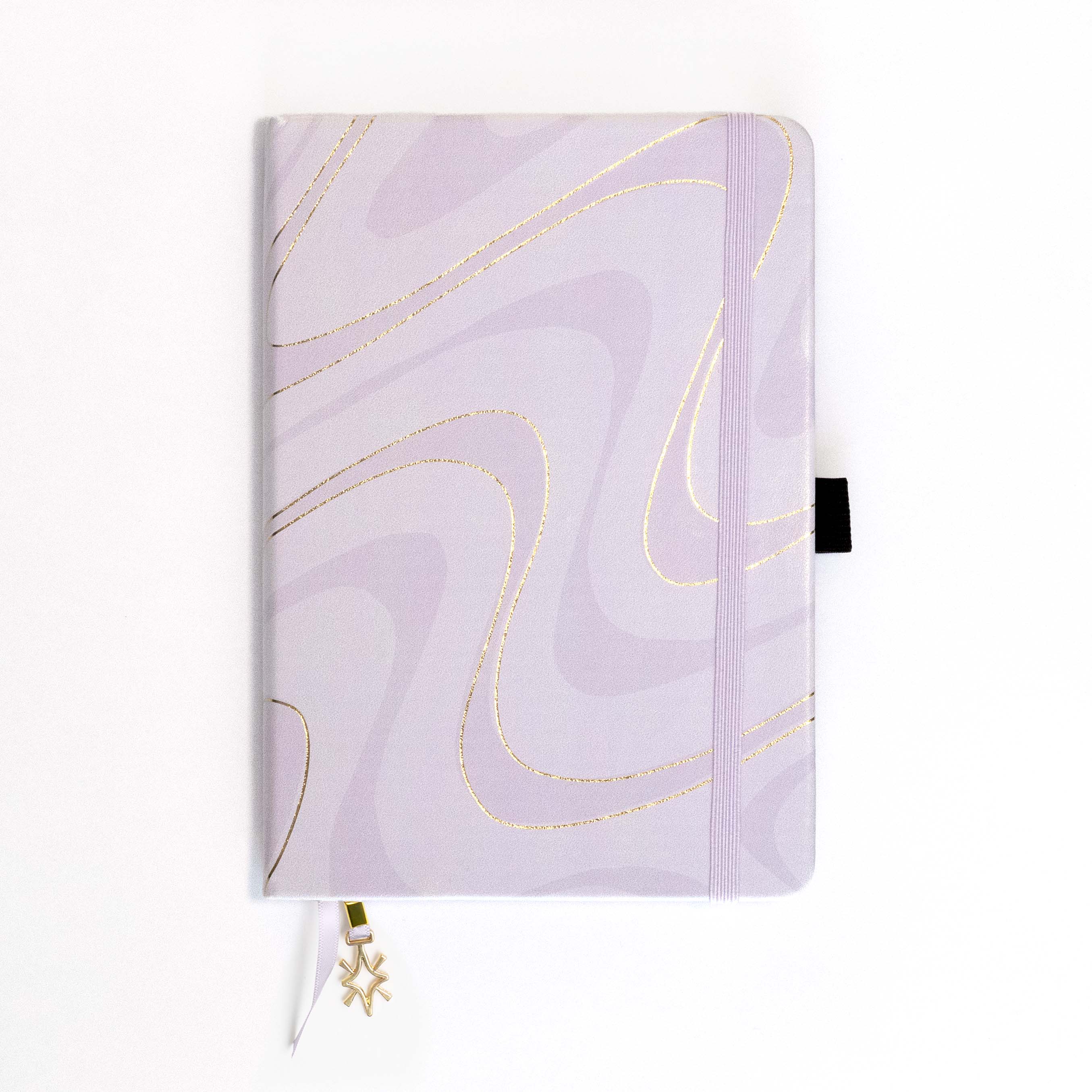 Swirl Dotted Notebook with Colored Edge
