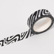 Black & White Swirl Washi Tape
