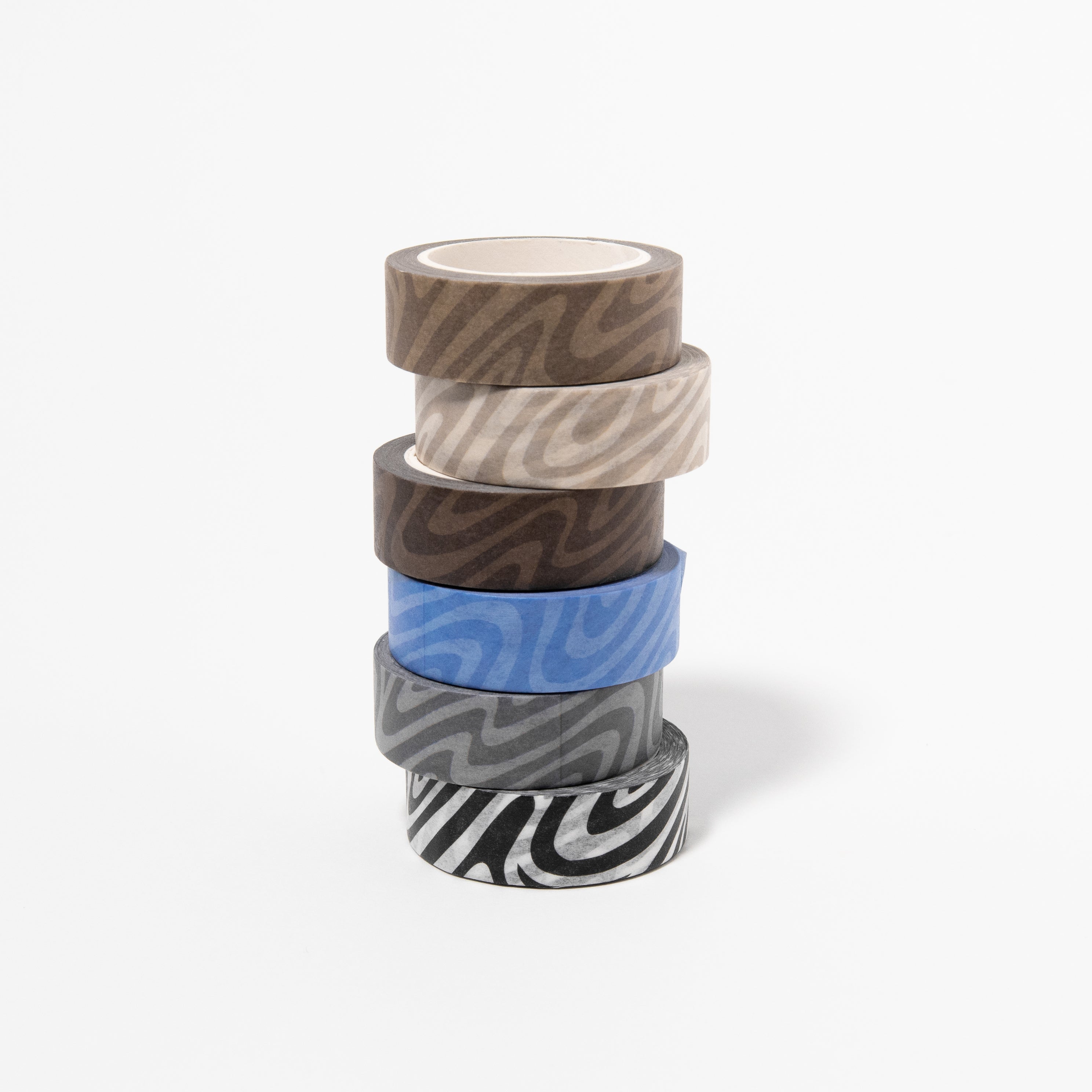 Black & White Swirl Washi Tape